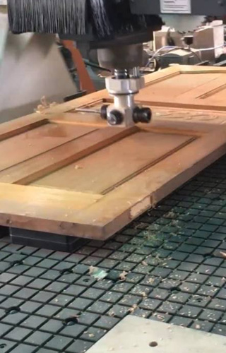 CNC router vacuum bed nesting application