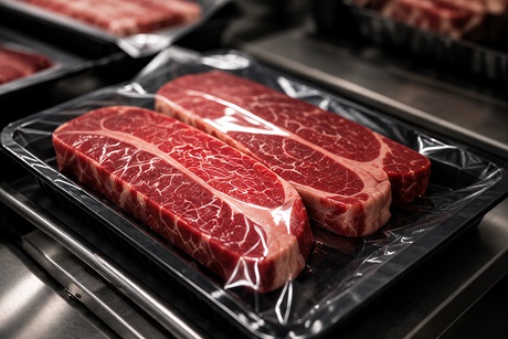 Meat vacuum packaging