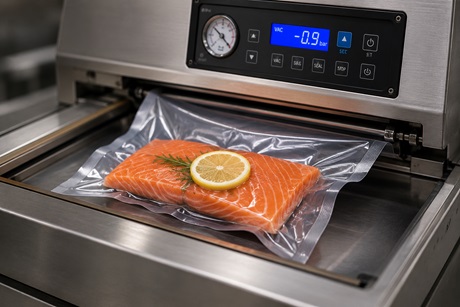 Vacuum packed fish