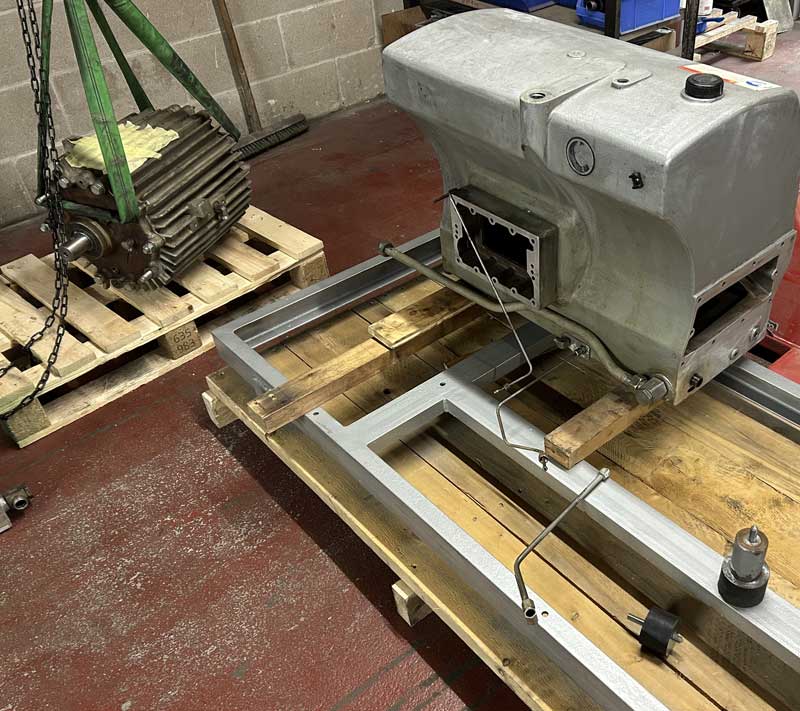 Busch R5 RA 0630 B internal components during repair