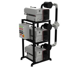DVP XC oil lubricated central vacuum pump system