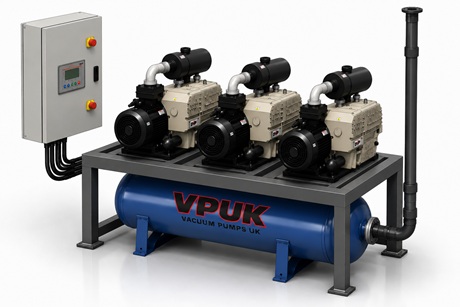 Concept design of a bespoke DVP CPA Triplex H medical vacuum system