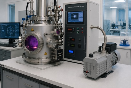 Laboratory vacuum coating and thin film deposition