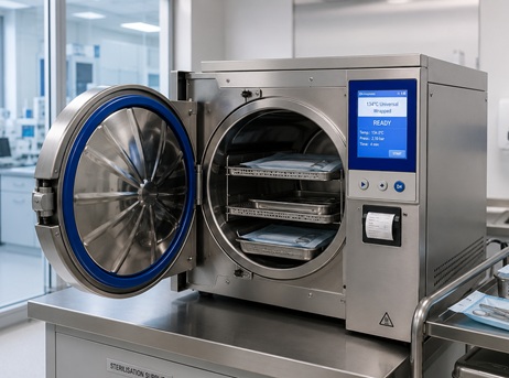 Medical sterilisation and autoclave vacuum pump