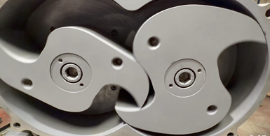 Vacuum pump claws after workshop refurbishment