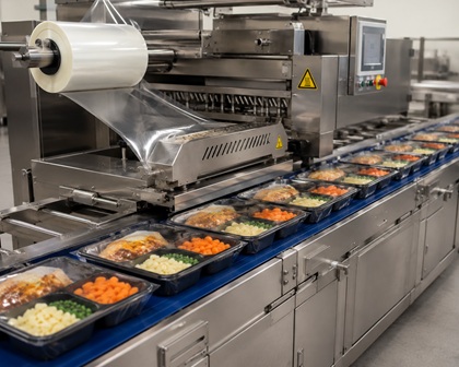 Ready meal food packaging vacuum pump application