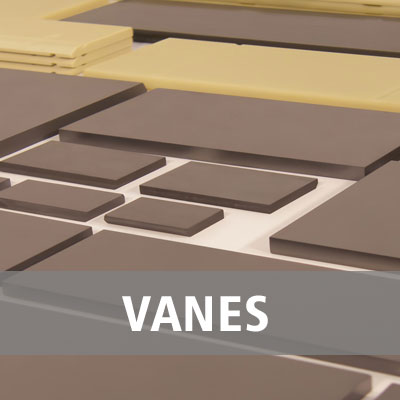 Replacement carbon vanes for Schmalz vacuum pumps