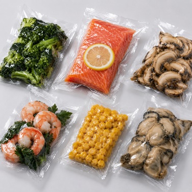 Prepared foods vacuum packed in chamber machine