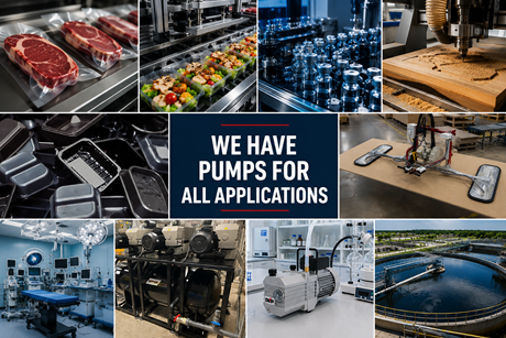 Industrial vacuum pump applications
